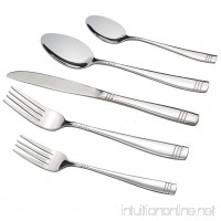 Obston 80-Piece Flatware Set Stainless Steel  Service for 16 - B075CG2GD5
